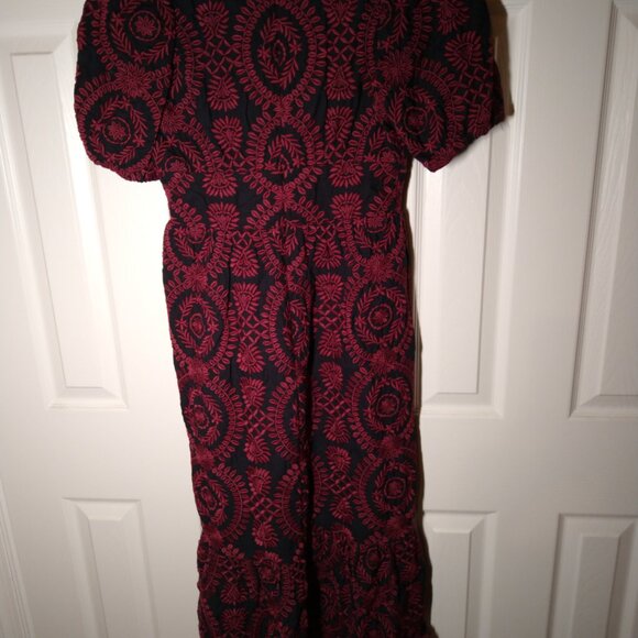 NWT! Adelyn Rae Dress ONLY $69! RETAIL $158! Midi Eyelet Embroidered Sz S - Picture 2 of 8